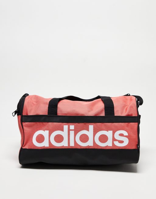 adidas Training extra small duffel bag in coral