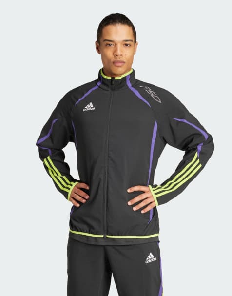 adidas Training F50 woven jacket in black - view 1