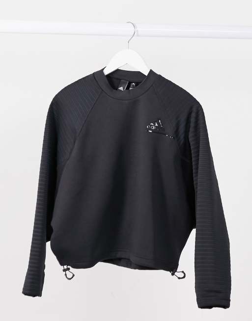 adidas Training - Felpa nera con coulisse