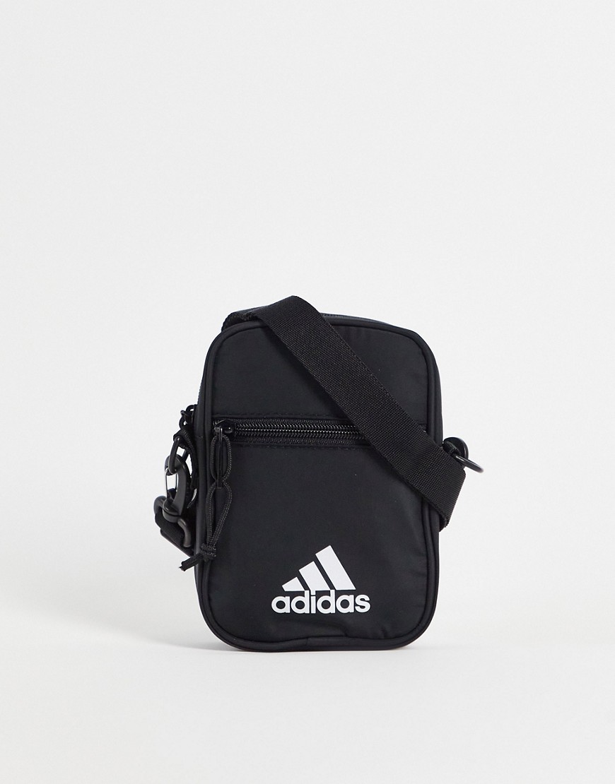 adidas Training Festival cross body bag in black