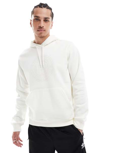 adidas Training Germany anniversary hoodie in off white - view 1