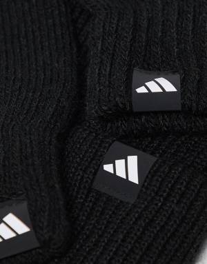 adidas Training glove and beanie gift set in black