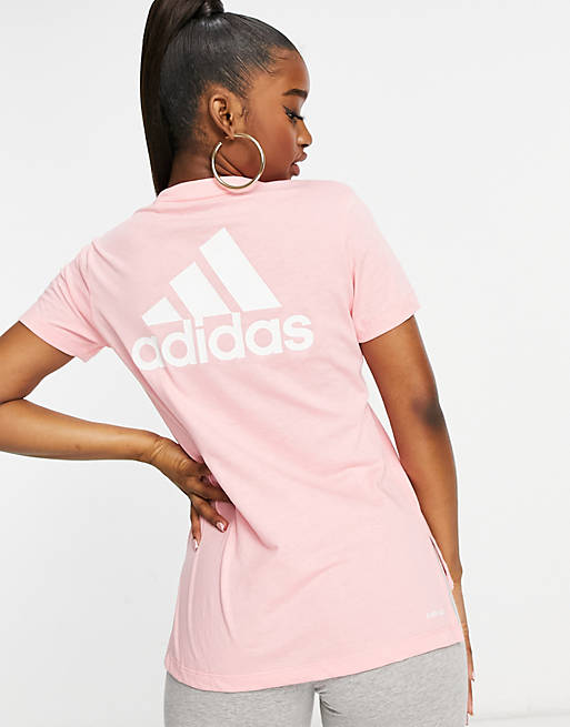 Adidas Training go-to t-shirt in pink | ASOS