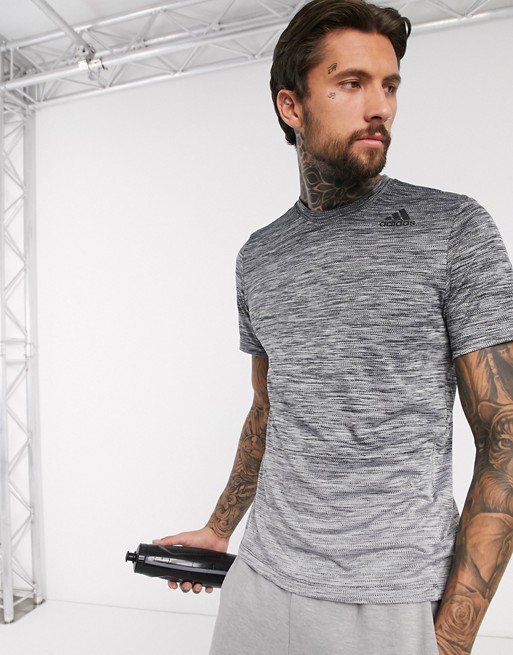 adidas Training gradient t-shirt in black