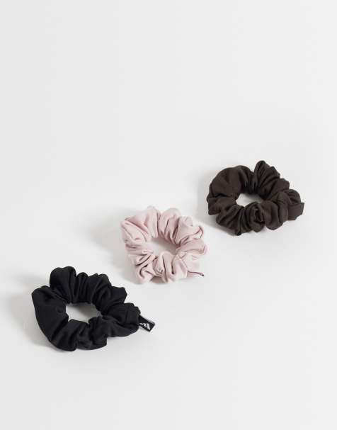 adidas Training hair scrunchies in pink 3 pack - view 1