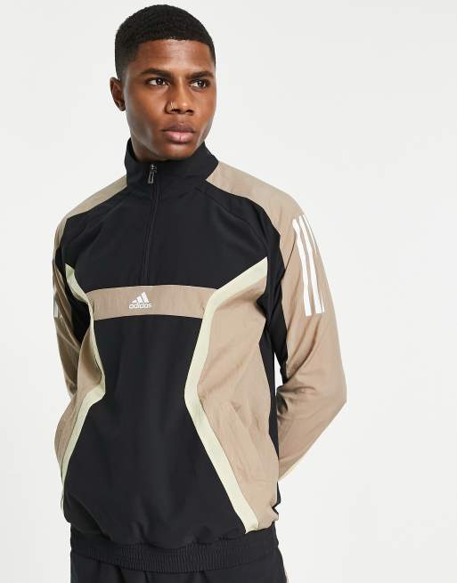 Adidas half zip hot sale track top