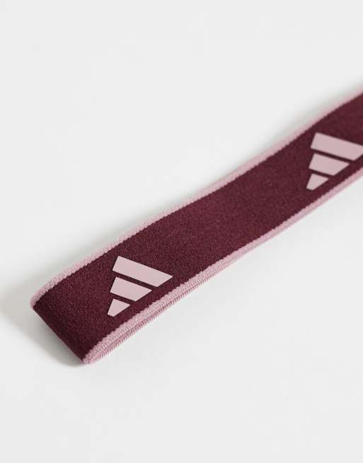 adidas Training headbands in pink 3 pack, 3 of 3