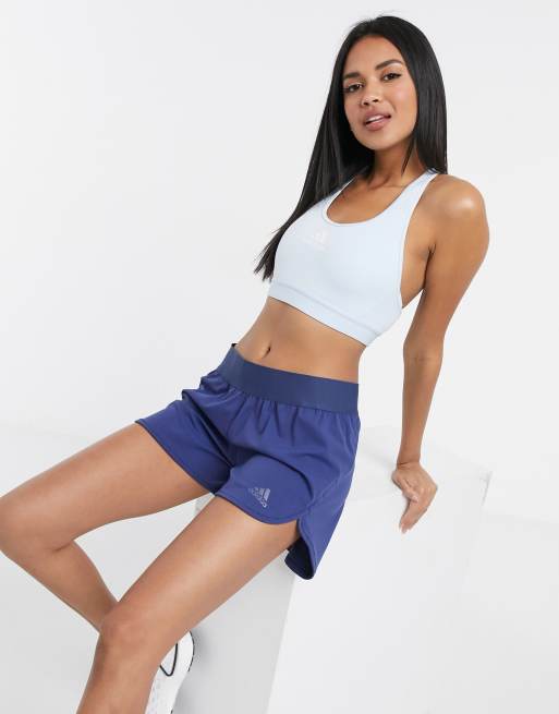 adidas – Training – HEAT.RDY – Trainingsshorts in Tech Indigoblau