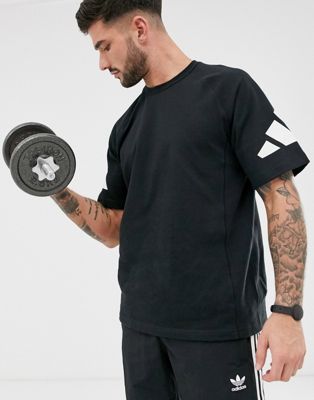 adidas Training heavy t-shirt in black | ASOS