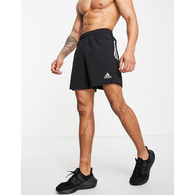 Uomo Activewear adidas Training - Hi-Vis - Pantaloncini neri a righe