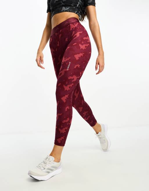 Red camo adidas online pants