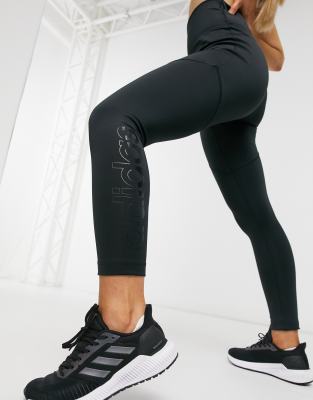 Adidas Training high waisted leggings in black