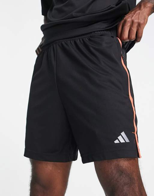 adidas Training HIIT panelled 7 inch shorts in black