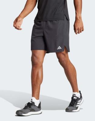 adidas Training HIIT workout heat rdy shorts in black