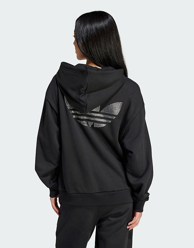 adidas performance - adidas Training hoodie in black