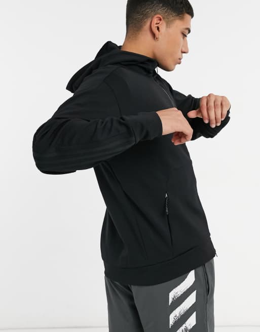 Adidas black training hoodies new arrivals