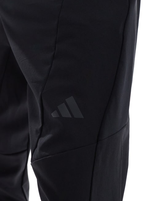 adidas Training hybrid pants in black, 3 of 5