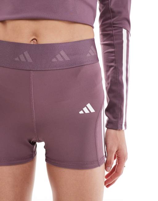adidas Training Hyperglam 3 inch short in fig | ASOS