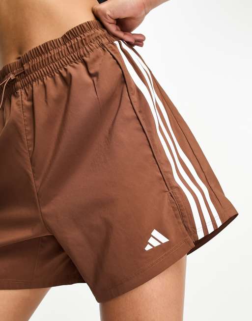 Brown cheap adidas shorts