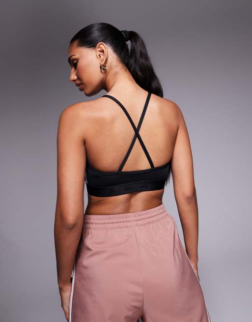 adidas Training Hyperglam bralette in black, 2 of 4