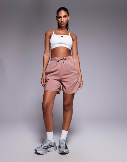 adidas Training Hyperglam bralette in white, 4 of 4