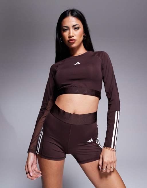 adidas Training - Hyperglam - Brune 3-tommers shorts, 5 af 5