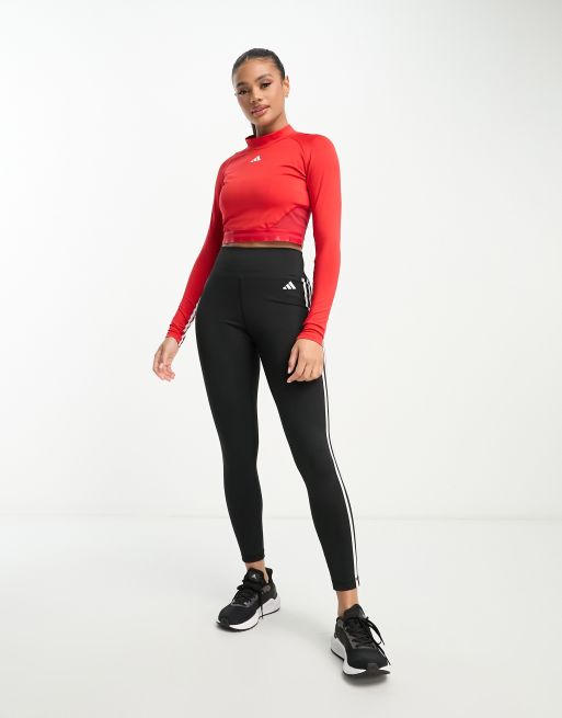 3 stripe cheap crop top adidas