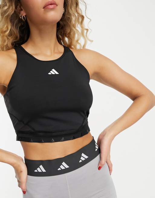 Asos adidas crop top online