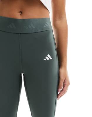 Buy adidas Green Performance Hyperglam Shine Full-Length Leggings from Next  USA