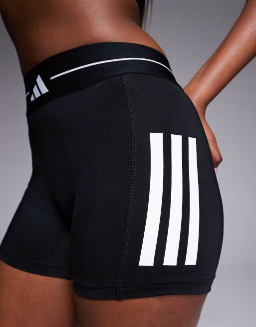 adidas Training – Hyperglam – Knappe Shorts in Schwarz mit 3 Zoll Schrittlänge, 3 von 5