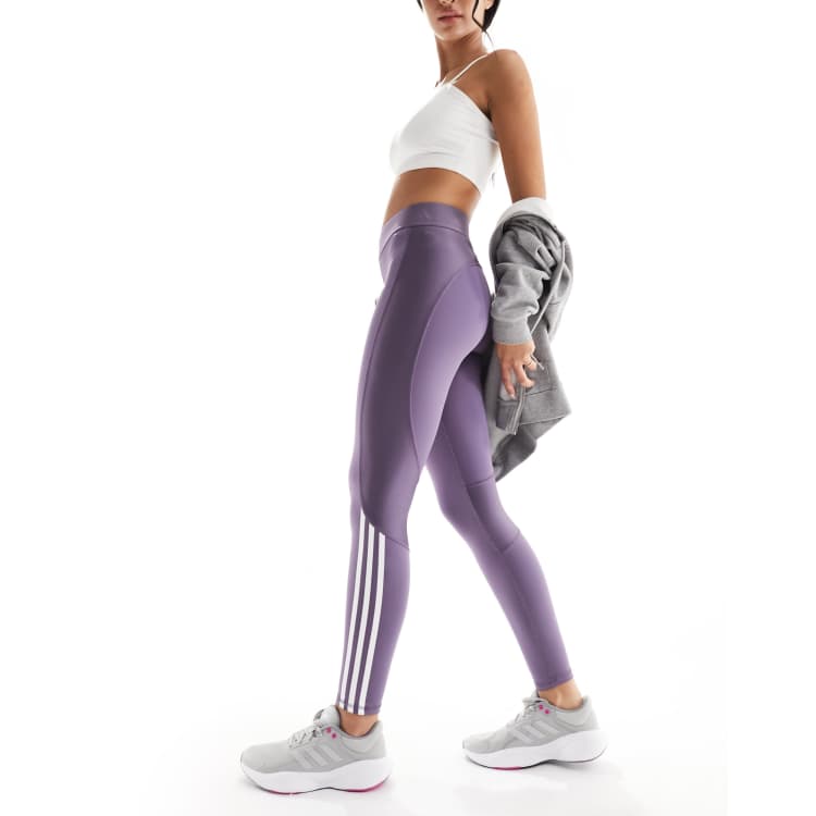 Buy Adidas women plus size pull on training leggings noble purple Online