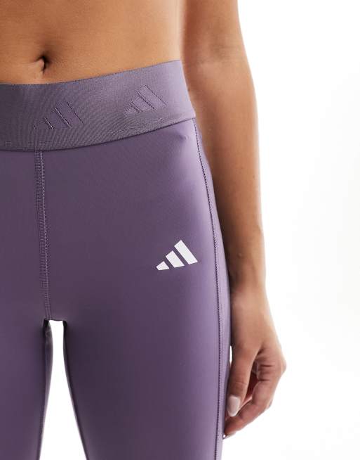 adidas Training Hyperglam leggings in violet