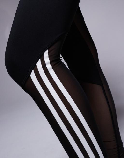 adidas - Training Hyperglam - Leggings neri, 5 di 5