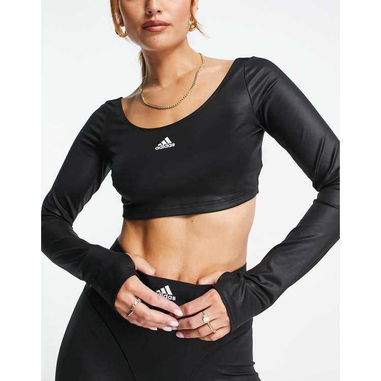 Adidas long store sleeve gym top