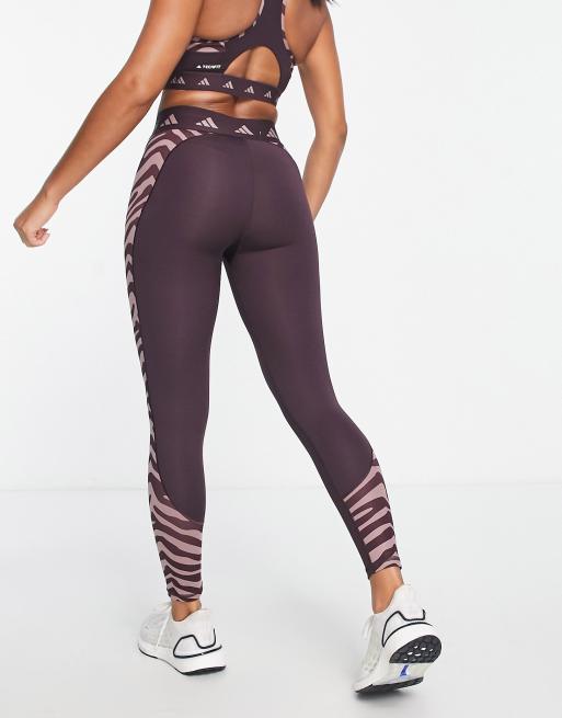 Women's Hyperglam Techfit Zebra High Waist Short, adidas