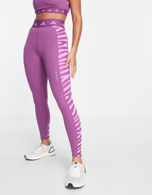 Purple Zebra Plus Size Leggings - Free Shipping - Projects817 LLC