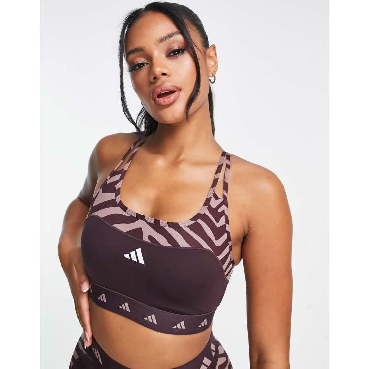 Hyperglam Techfit Medium-Support Zebra Bra