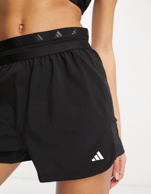 adidas Training Hyperglam shorts in black - ASOS Price Checker