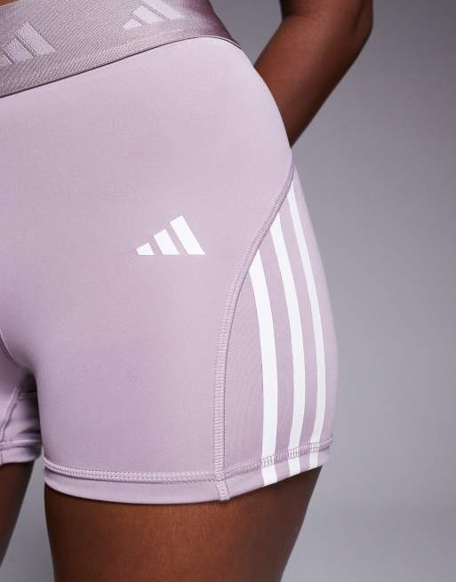 adidas Training Hyperglam shorty de sport violet, 3 de 5
