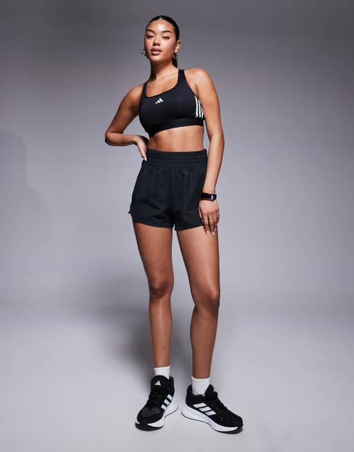 adidas Training - Hyperglam - Sports-BH med medium støtte i sort, 2 af 4