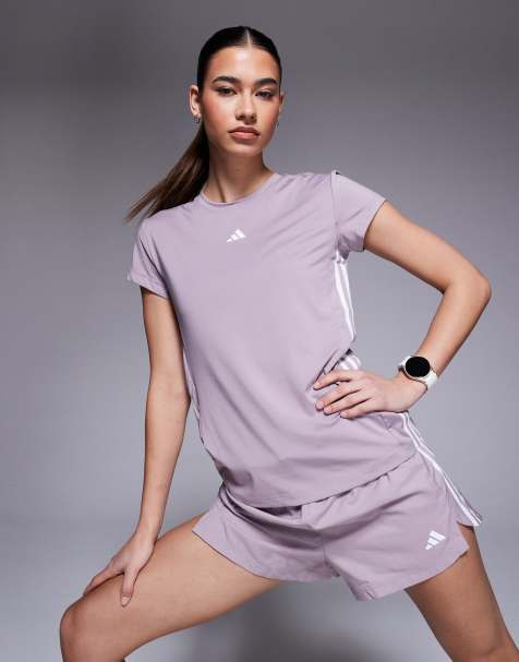 adidas - Training - Hyperglam - T-shirt in paars - view 1