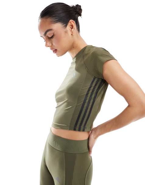 adidas Training - Hyperglam - T-shirt verde oliva - view 1
