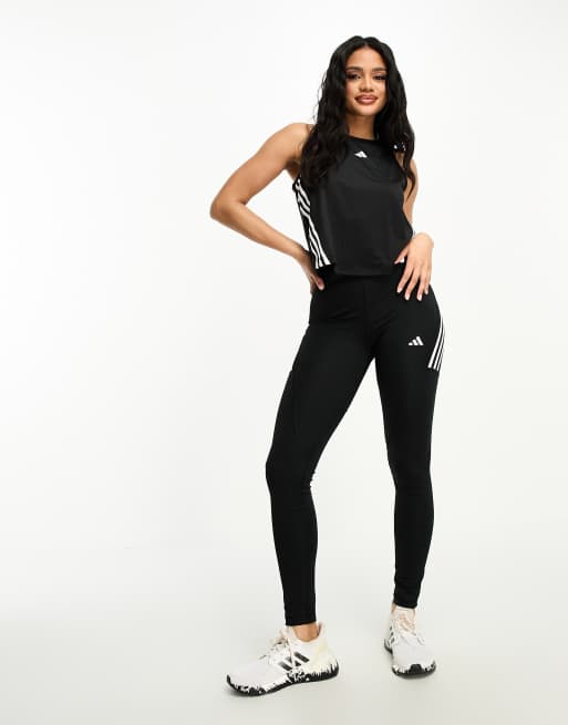 adidas Originals Black Hyperglam High-Rise Long Leggings adidas