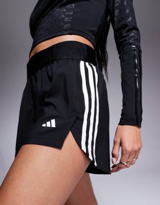 adidas performance Training Hyperglam woven shorts in black