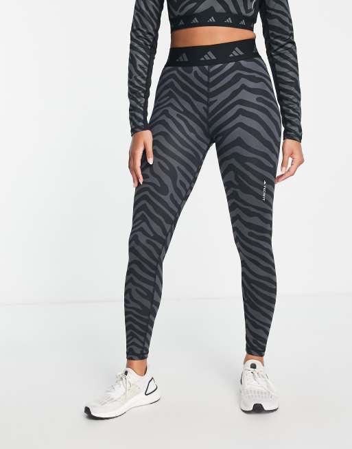 Legging store zebre adidas