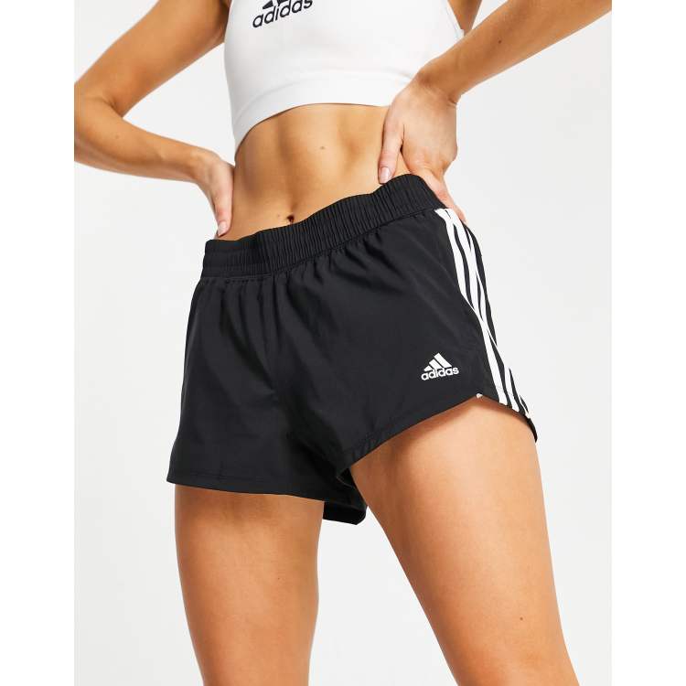 Adidas Womens Sz L Ultra Energy Dual Running Shorts Inner Tights Black  w/Gray