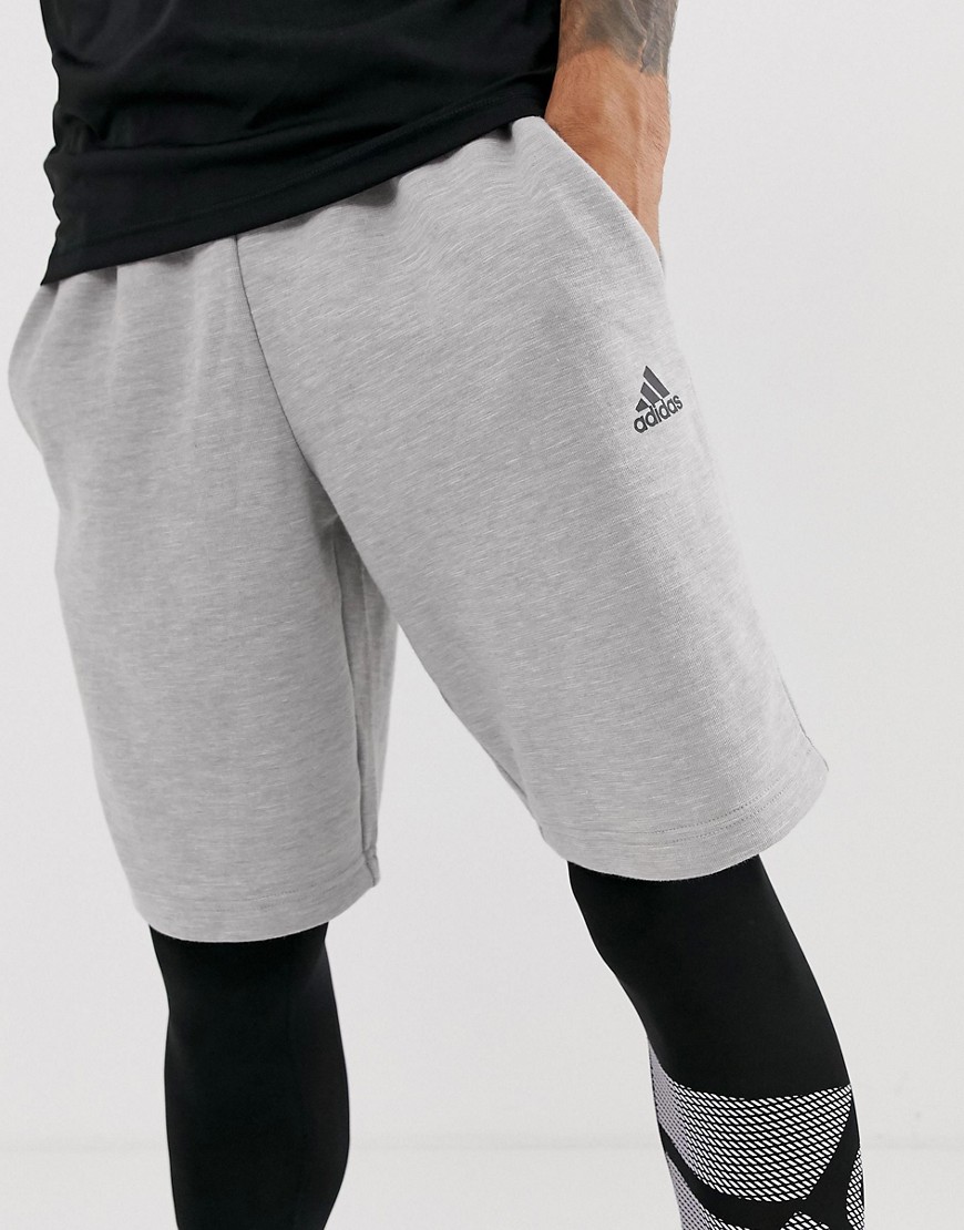Adidas – Training ID Stadium – Grå shorts