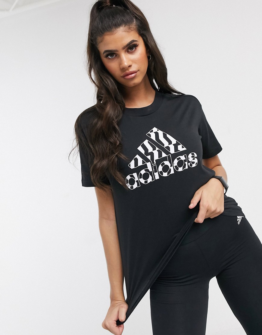 adidas Training - Ikat - T-shirt met logo in zwart