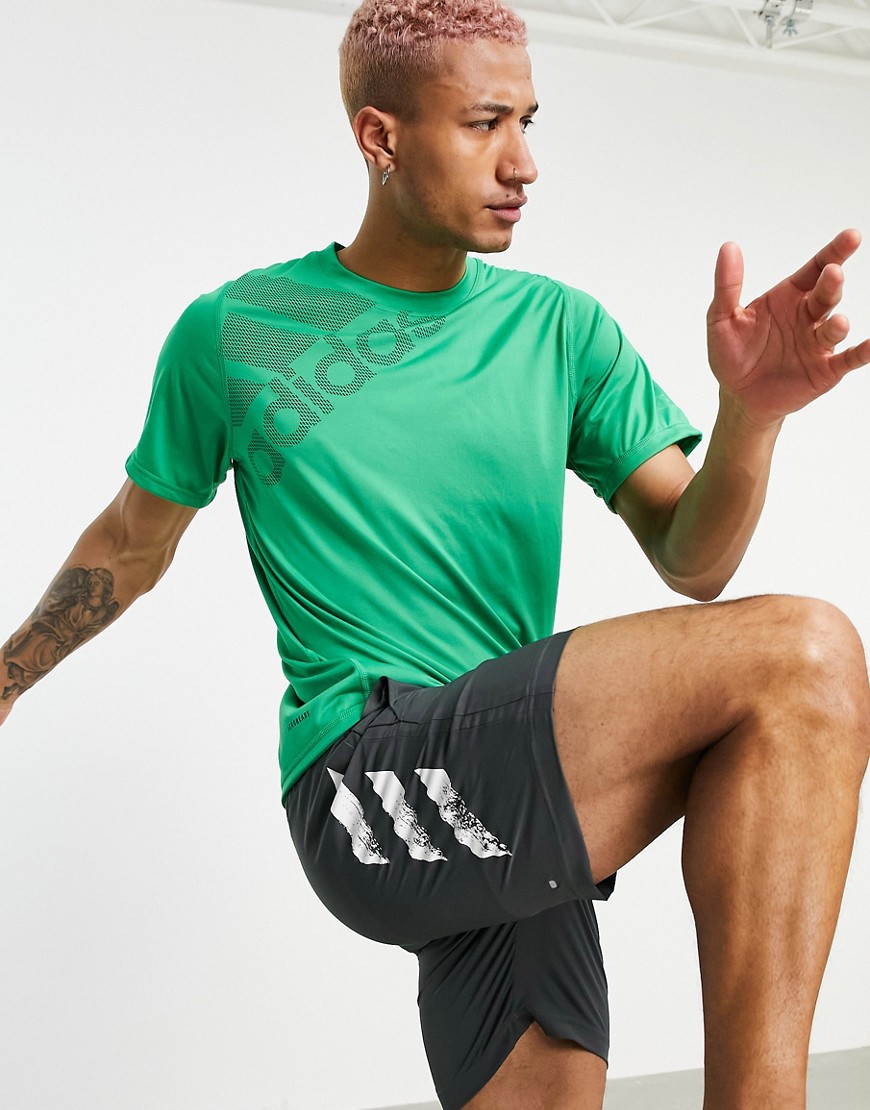 Adidas Training large logo t-shirt in green