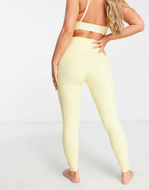 adidas Training Legging de yoga Jaune ASOS